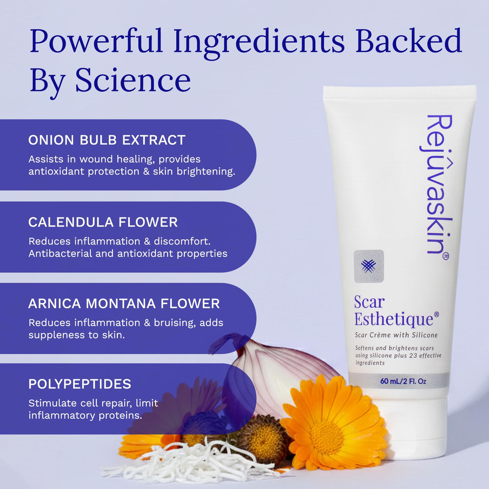 Rejuvaskin Scar Esthetique travel-size bottle ready for on-the-go care