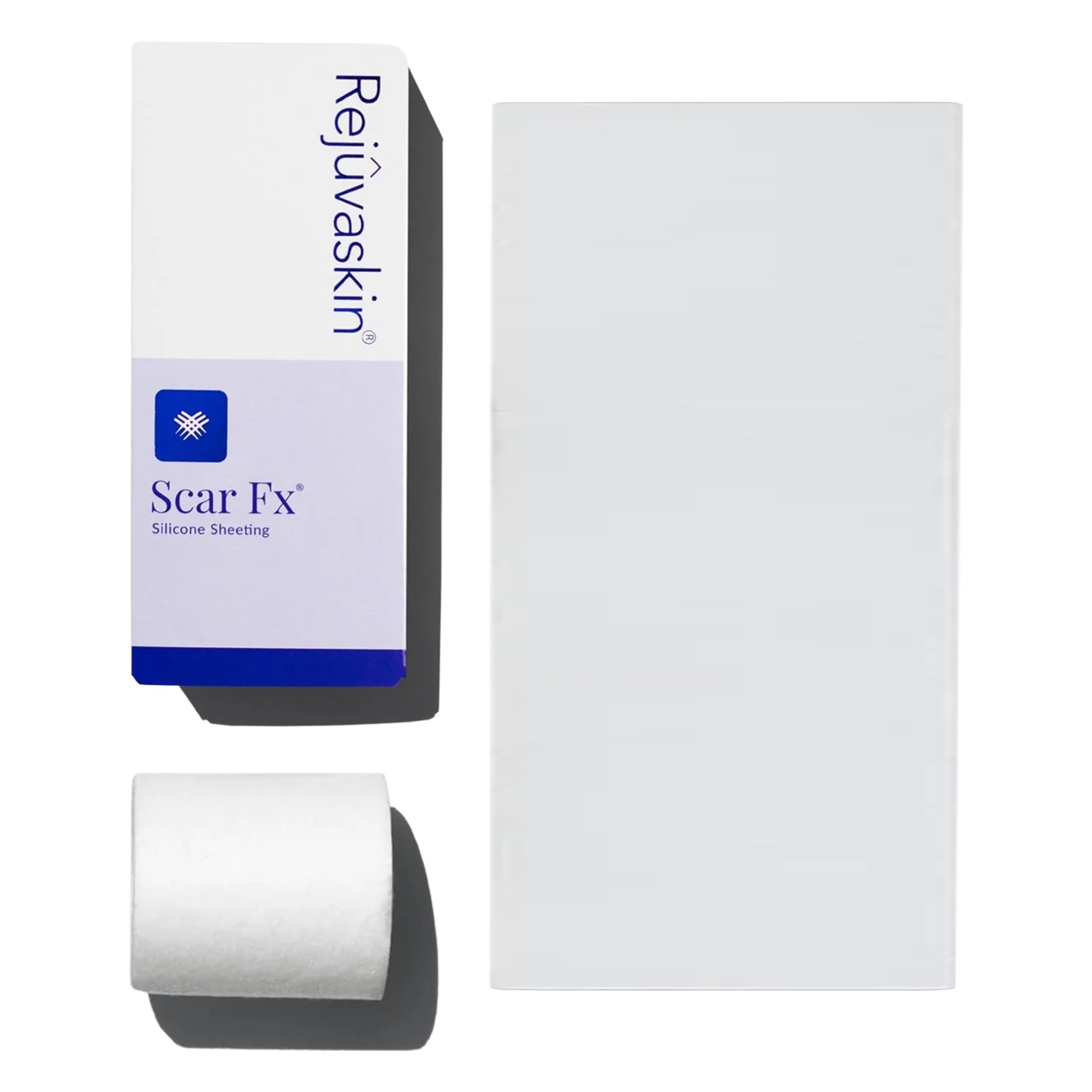 Rejuvaskin Scar FX sheet on a large scar for comfortable nighttime care