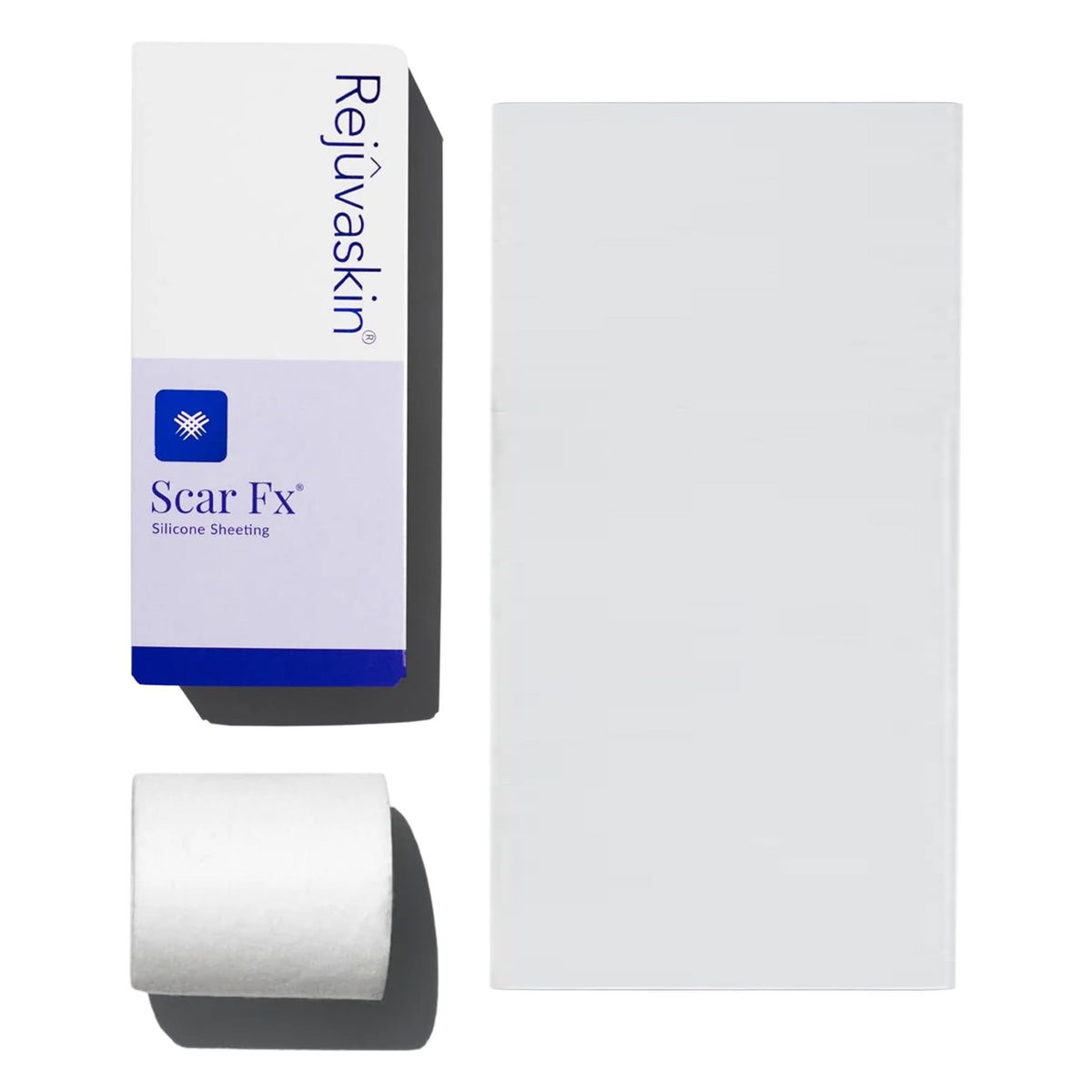 Rejuvaskin Scar FX sheet on a large scar for comfortable nighttime care