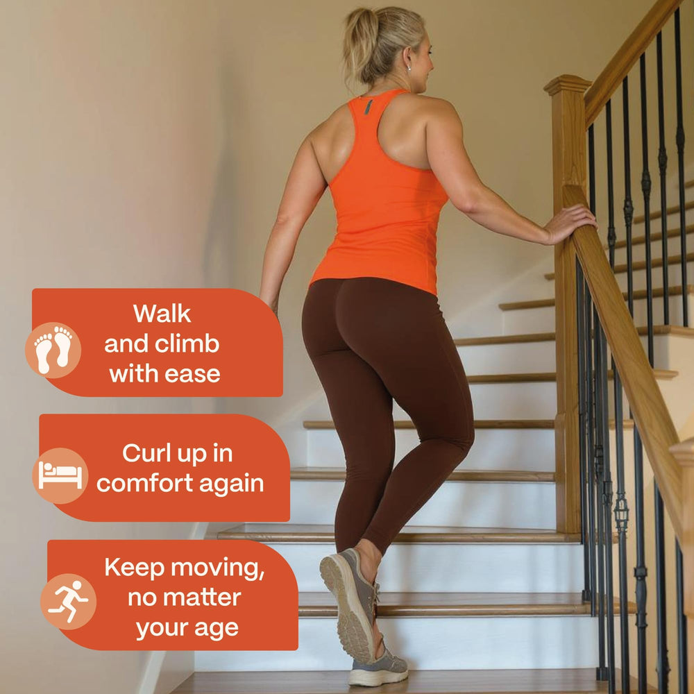 Rejuveen Osteva capsules closeup highlighting convenient joint support.