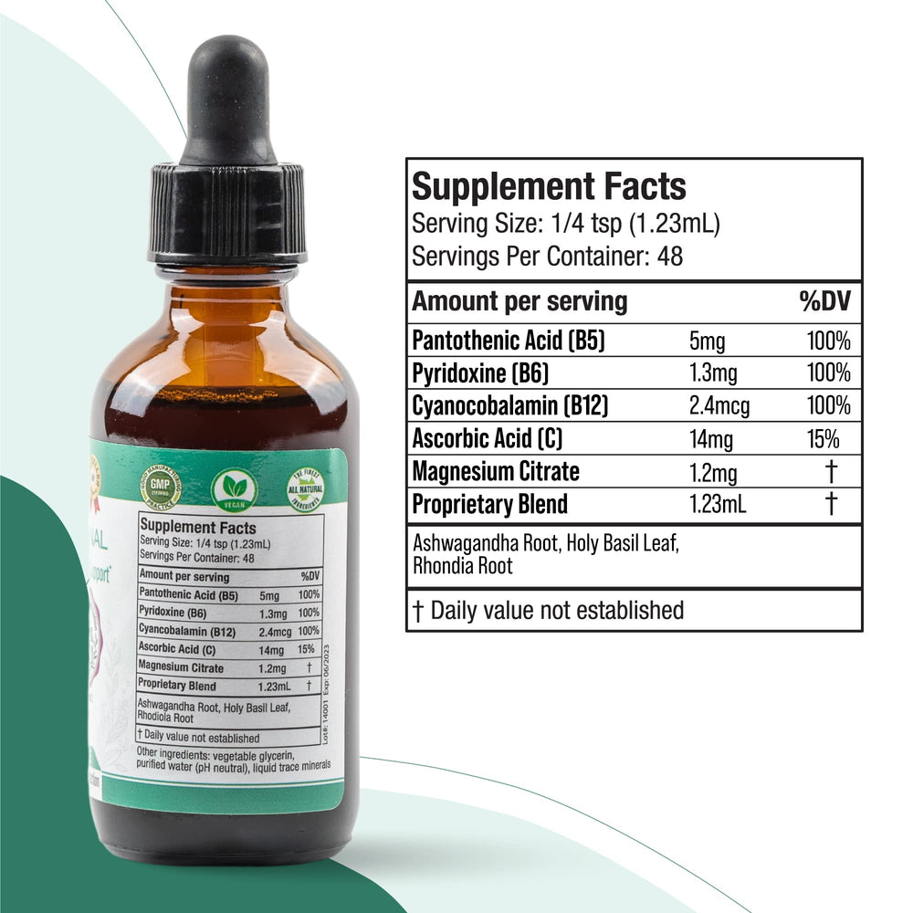 Rejuvica Health Active Adrenal bottle ready for routine dosing.