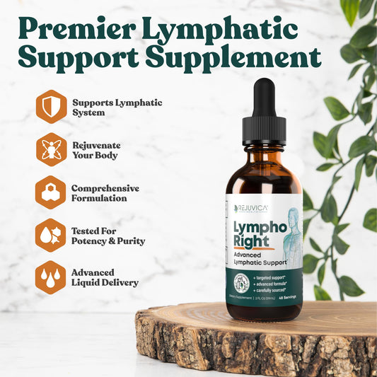 LymphoRight dropper close up for easy dosage on the go