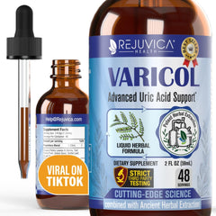 Rejuvica Health Varicol bottle for uric acid support