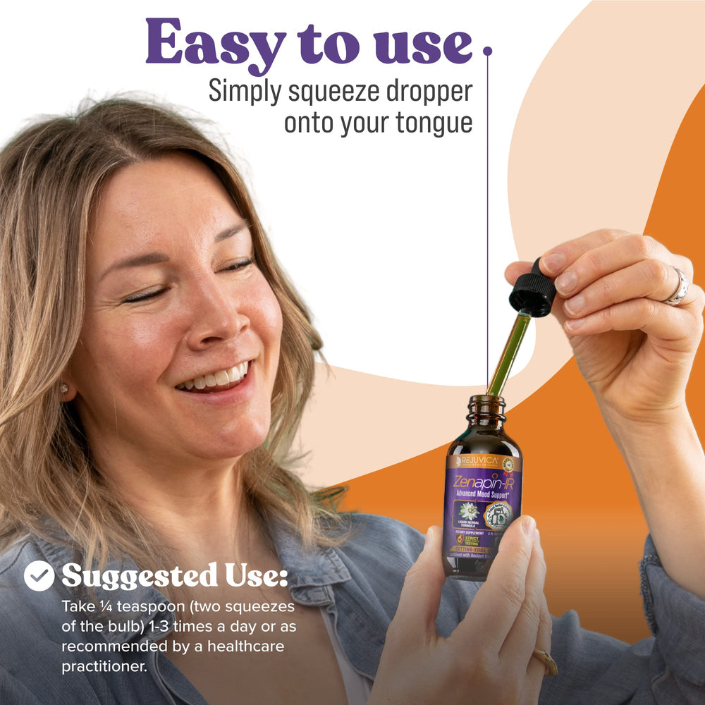 Herbal blend image emphasizes natural, wildcrafted and organic ingredients.