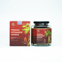Rejuvina ginseng slices with honey in a jar offering a tasty energy lift.