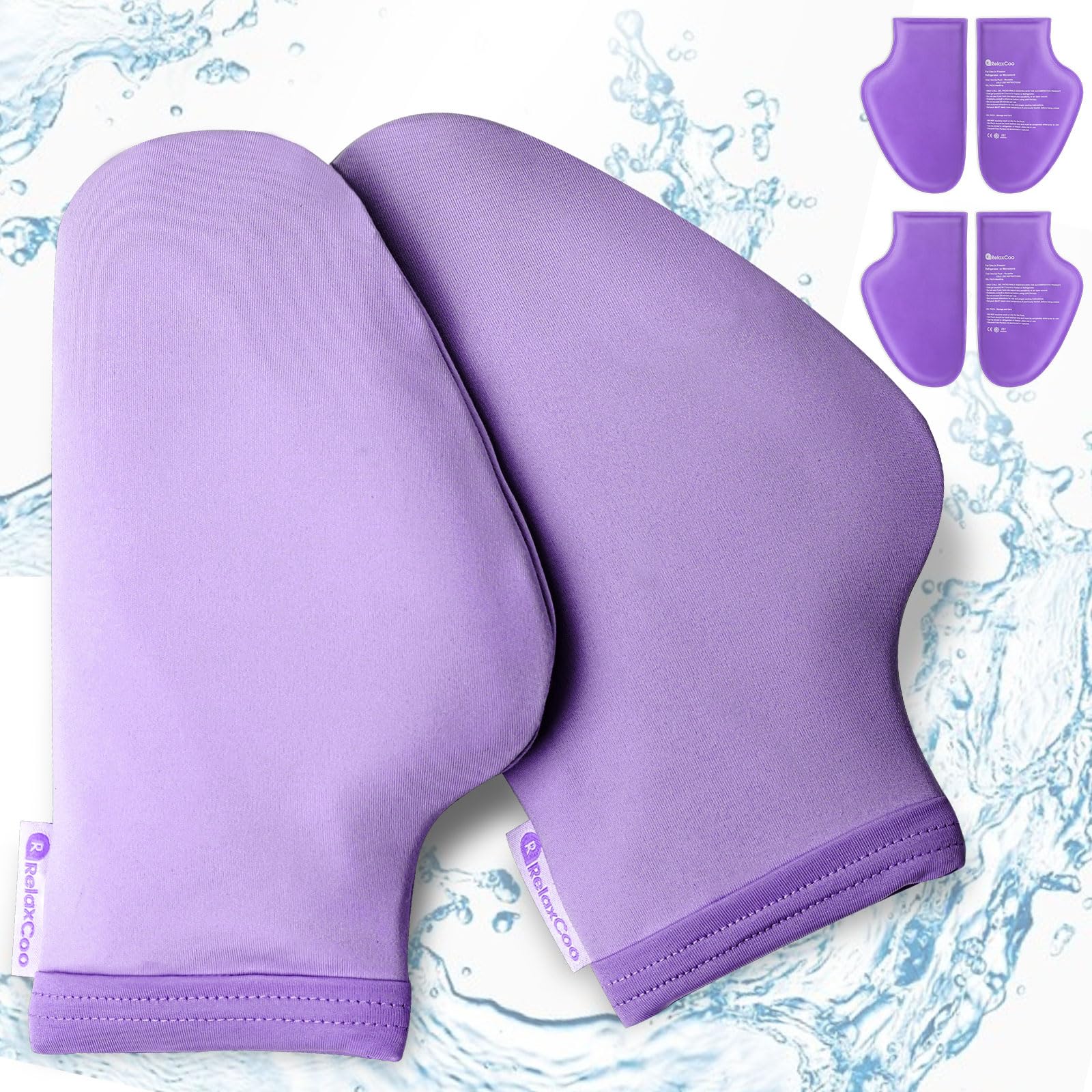 RelaxCoo complete chemo cooling set includes socks and gloves for comprehensive cooling