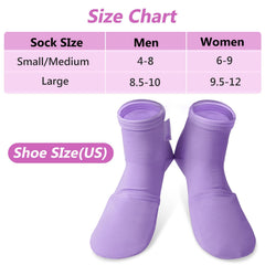 RelaxCoo 280 GSM socks providing full-foot cooling for inflammation relief