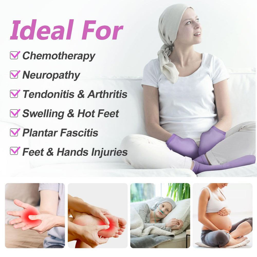 RelaxCoo hand ice gloves delivering cold therapy for hands and carpal tunnel