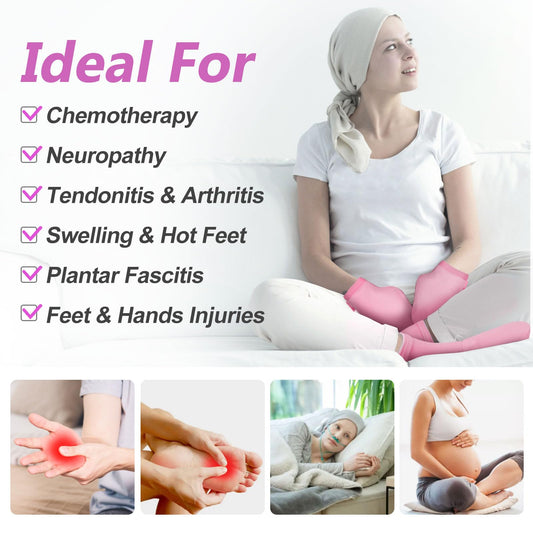RelaxCoo hand ice pack gloves provide targeted cooling for hand and wrist relief.