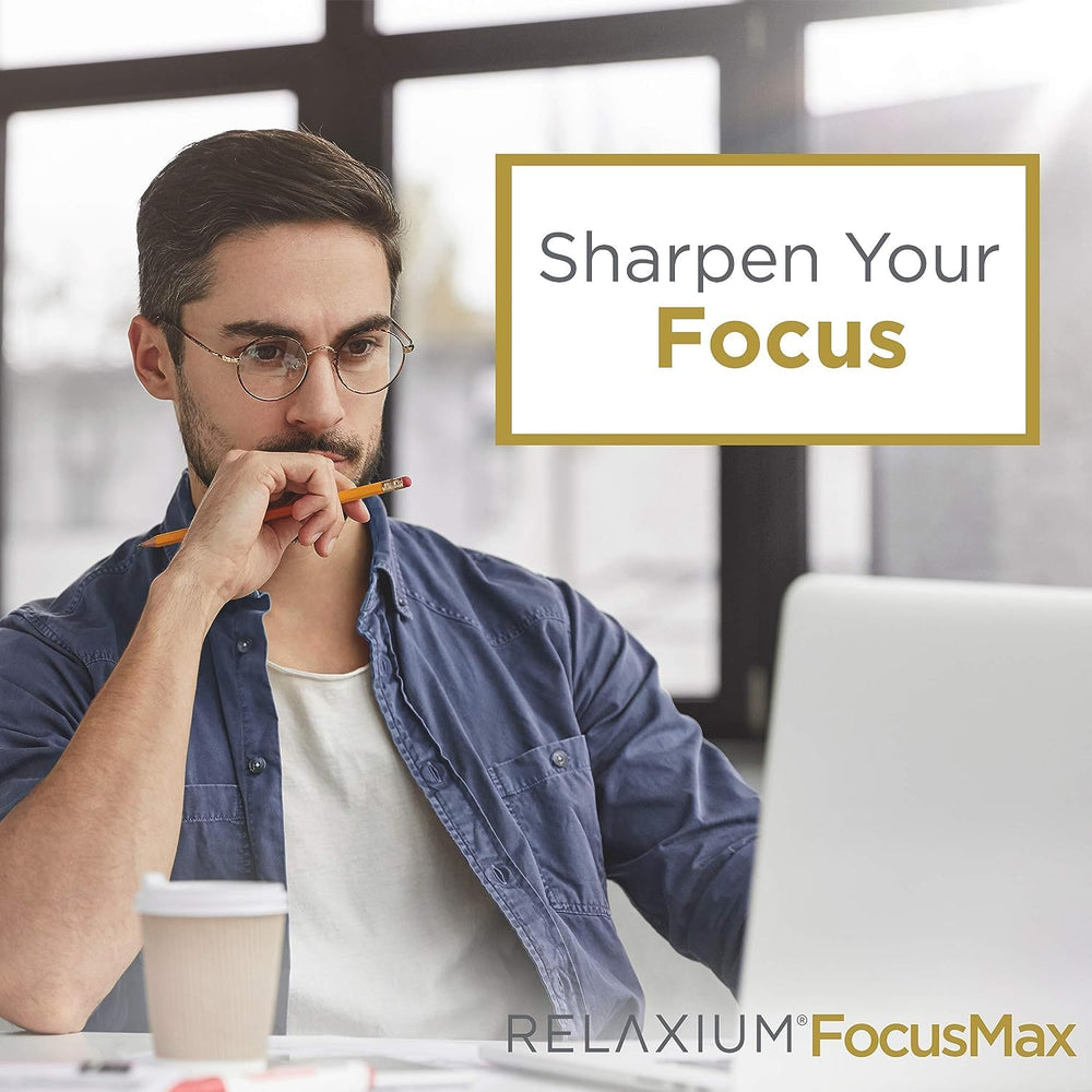Relaxium FocusMax USA manufactured badge conveys high manufacturing standards and quality.