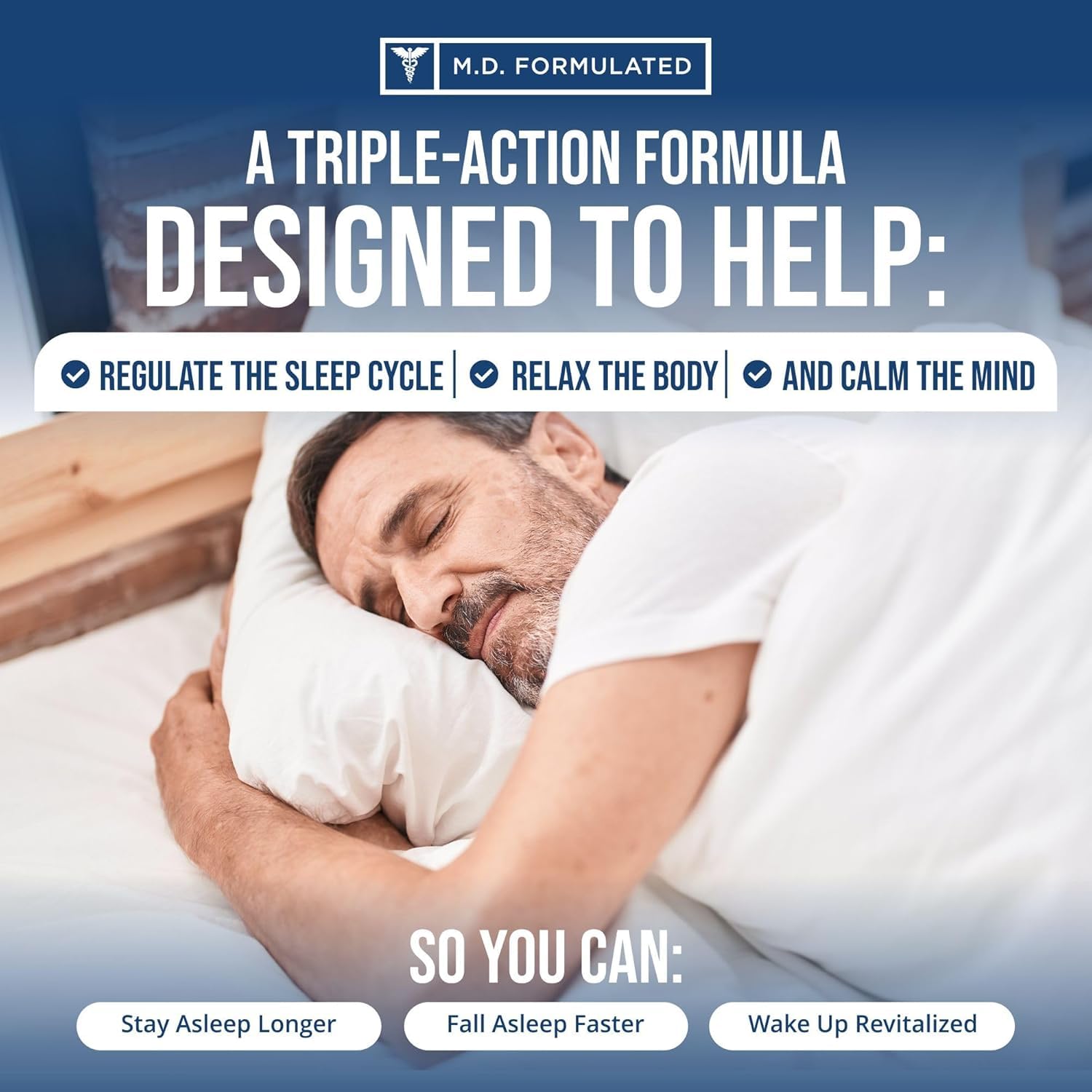 Relaxium Sleep Aid shown in a calming night routine with water.