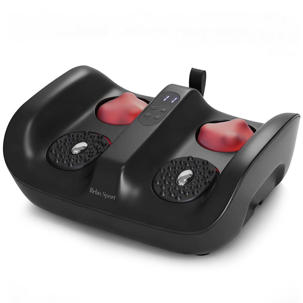 RelaxSport Shiatsu foot massager with heat for deep relaxation after long days