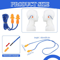 Relaxweex silicone ear plugs reusable and washable for long lasting use