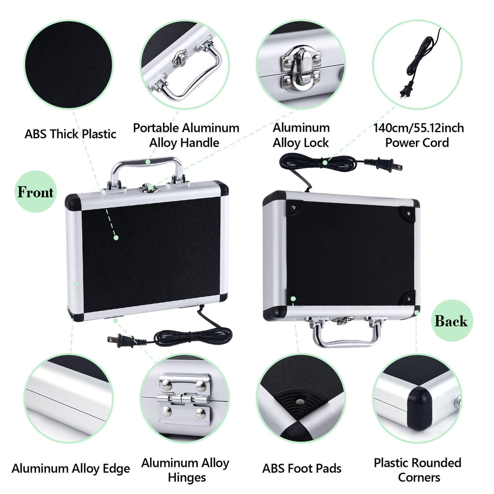 Heating box with temperature control enables consistent comfort during sessions