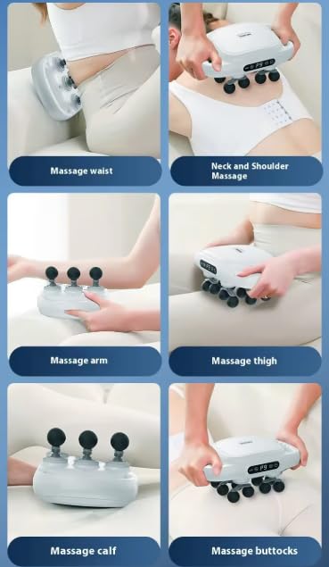 ReleifX 22-head massage gun delivers deep-tissue amplitude for precise muscle relief.
