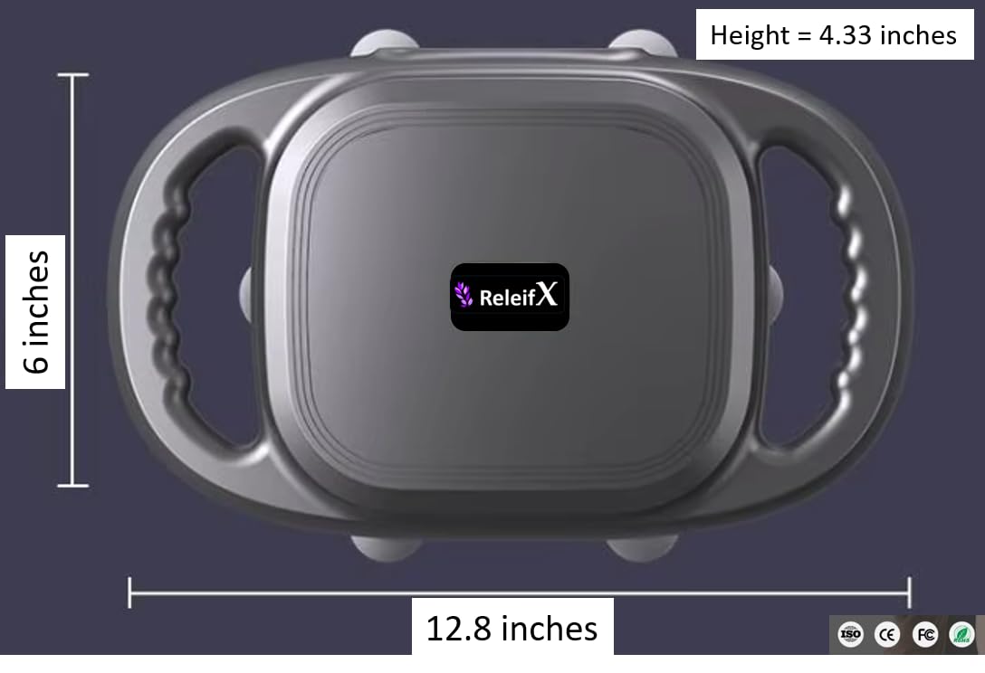 ReleifX ergonomic anti-slip design reduces hand fatigue during sessions.