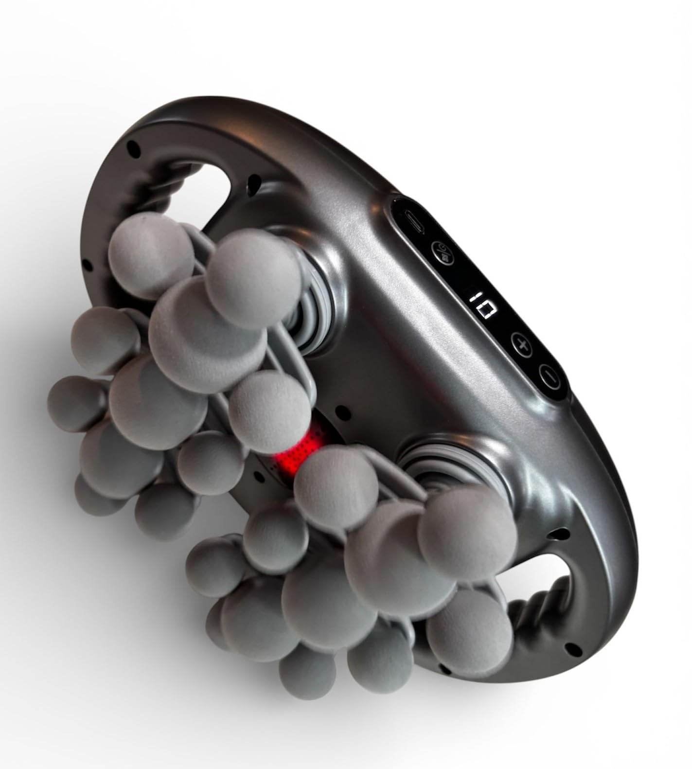 ReleifX 22-head massage gun with quiet operation for gym or home use.