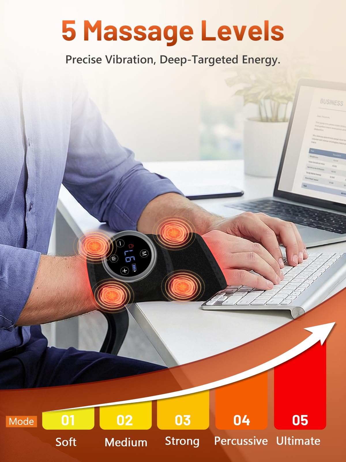 RELEXNOW detachable magnetic controller with touchscreen for cordless control