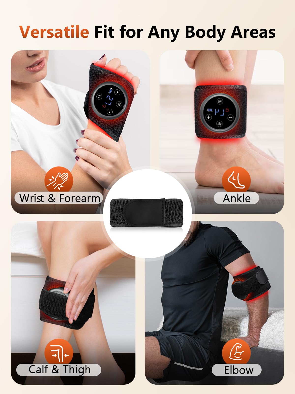 RELEXNOW ergonomic thumb-hole design ensures stable wear