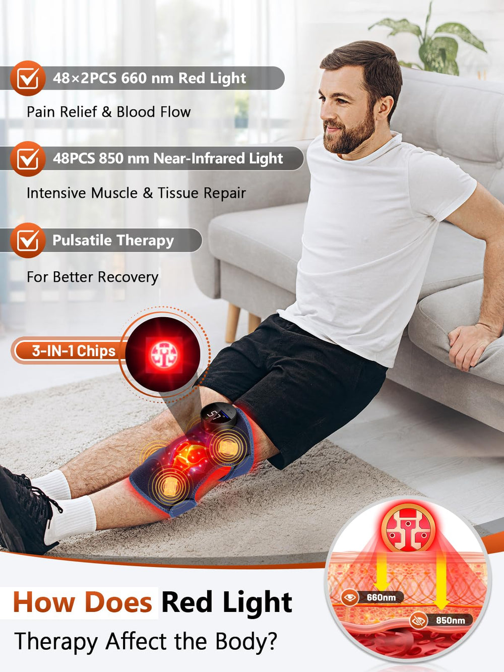 Cordless control with wireless controller for flexible use.