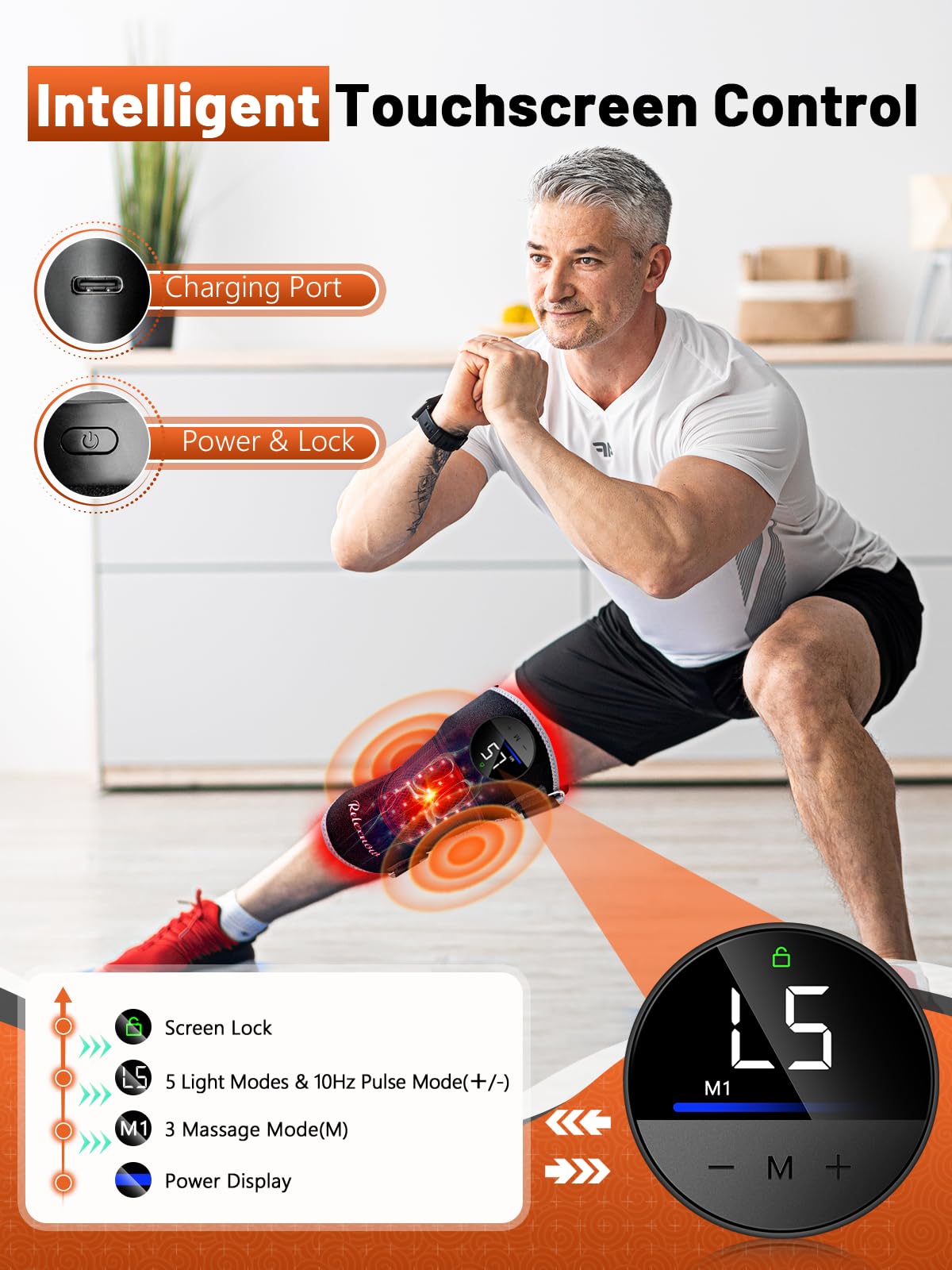 RELEXNOW near infrared light therapy for comfort during recovery sessions