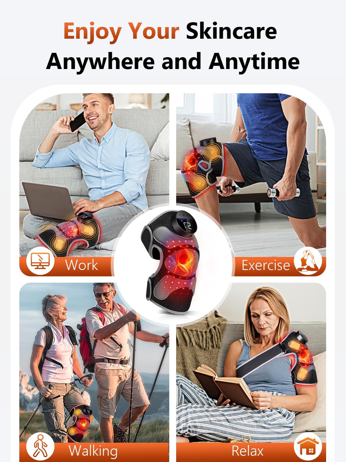 RELEXNOW Upgraded 2.0 home use routine for daily knee care