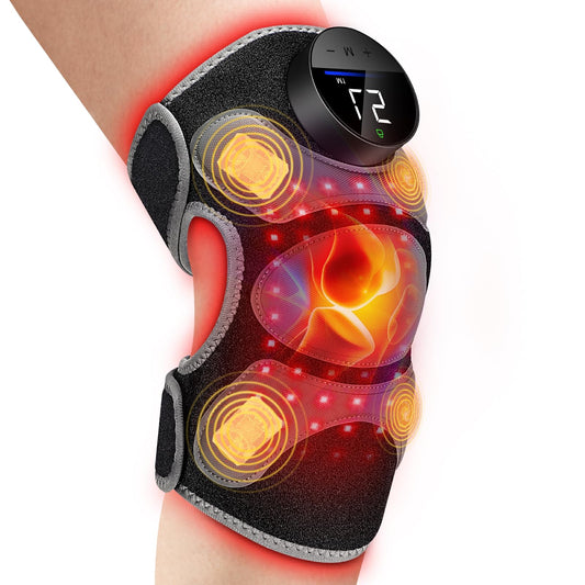 RELEXNOW Upgraded 2.0 knee brace with four massage zones for targeted relief