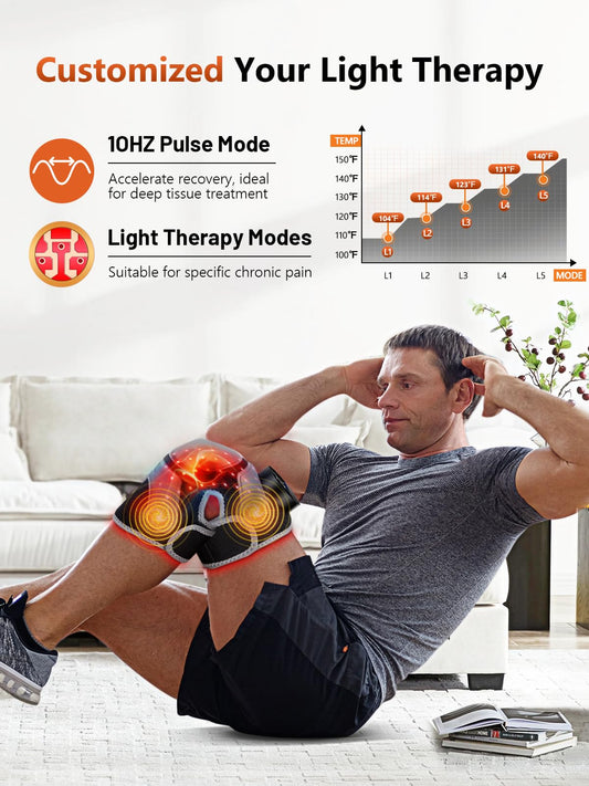 RELEXNOW Upgraded 2.0 thermal pulse massage for deep tissue relaxation