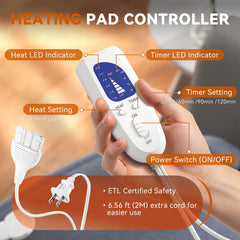 Machine-washable velvet with mesh bag for easy care after detaching controller.