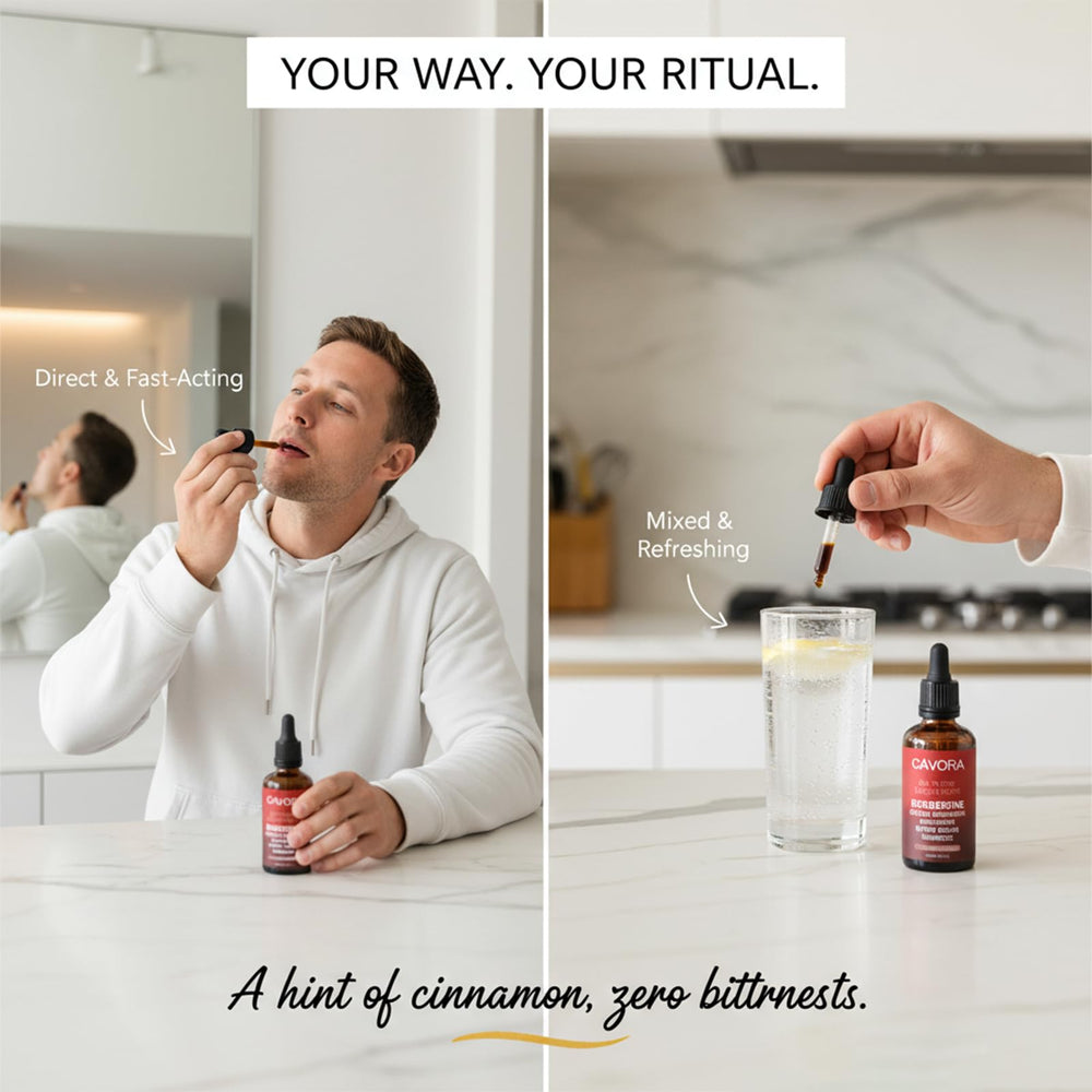 Relify Cavora vegan non-GMO label highlighting clean plant-based formula.
