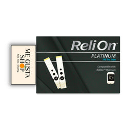 ReliOn Platinum test strips ejector enables quick disposal after use.