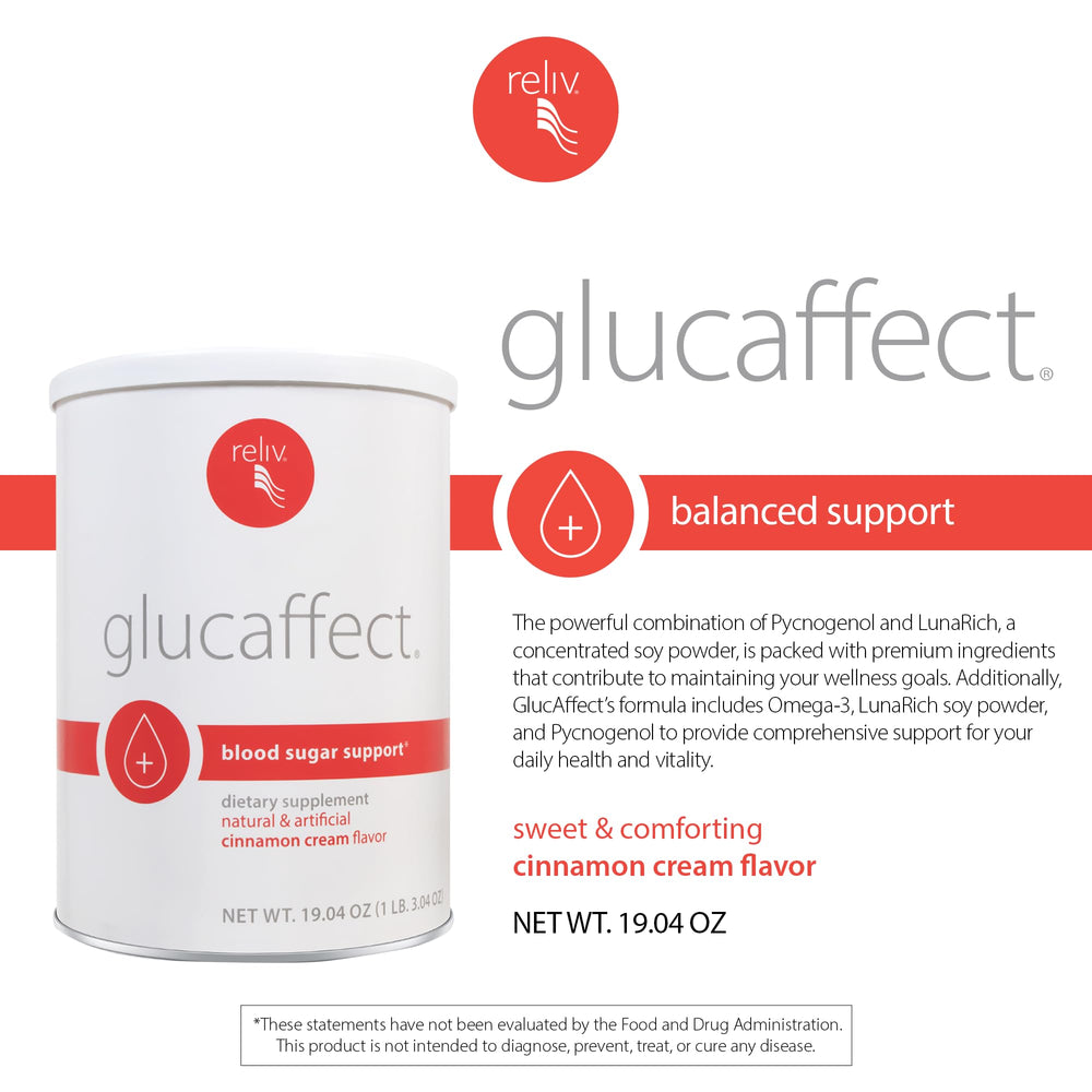 Reliv GlucAffect measuring spoon demonstrating easy daily dosage.