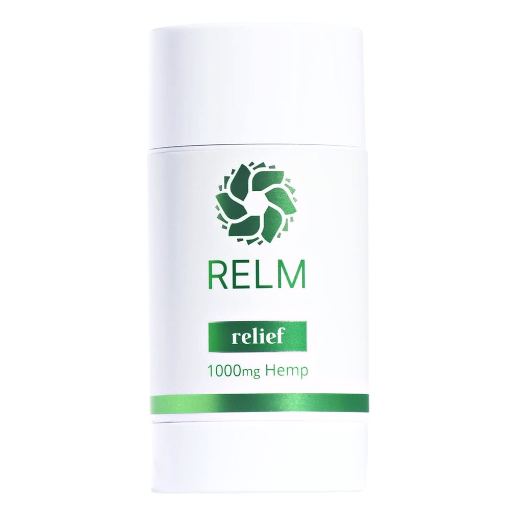 Relm Wellness Hemp Relief Stick twist-up design for precise on-the-go relief