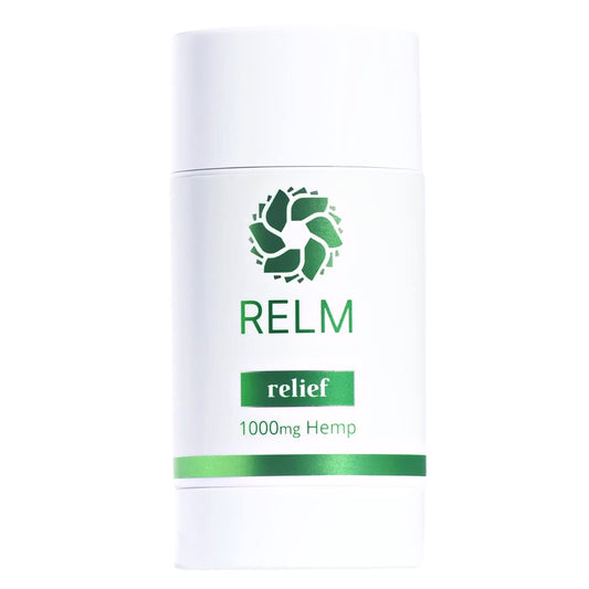 Relm Wellness Hemp Relief Stick twist-up design for precise on-the-go relief
