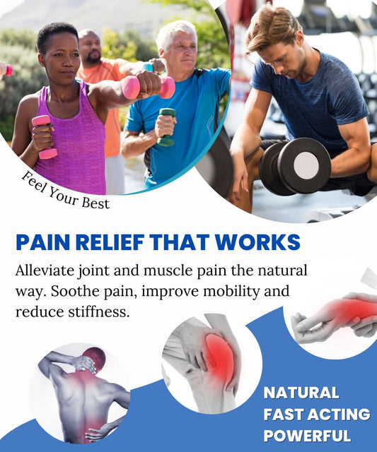 Relm Wellness Hemp Roll On Stick applied to knee for targeted joint comfort.