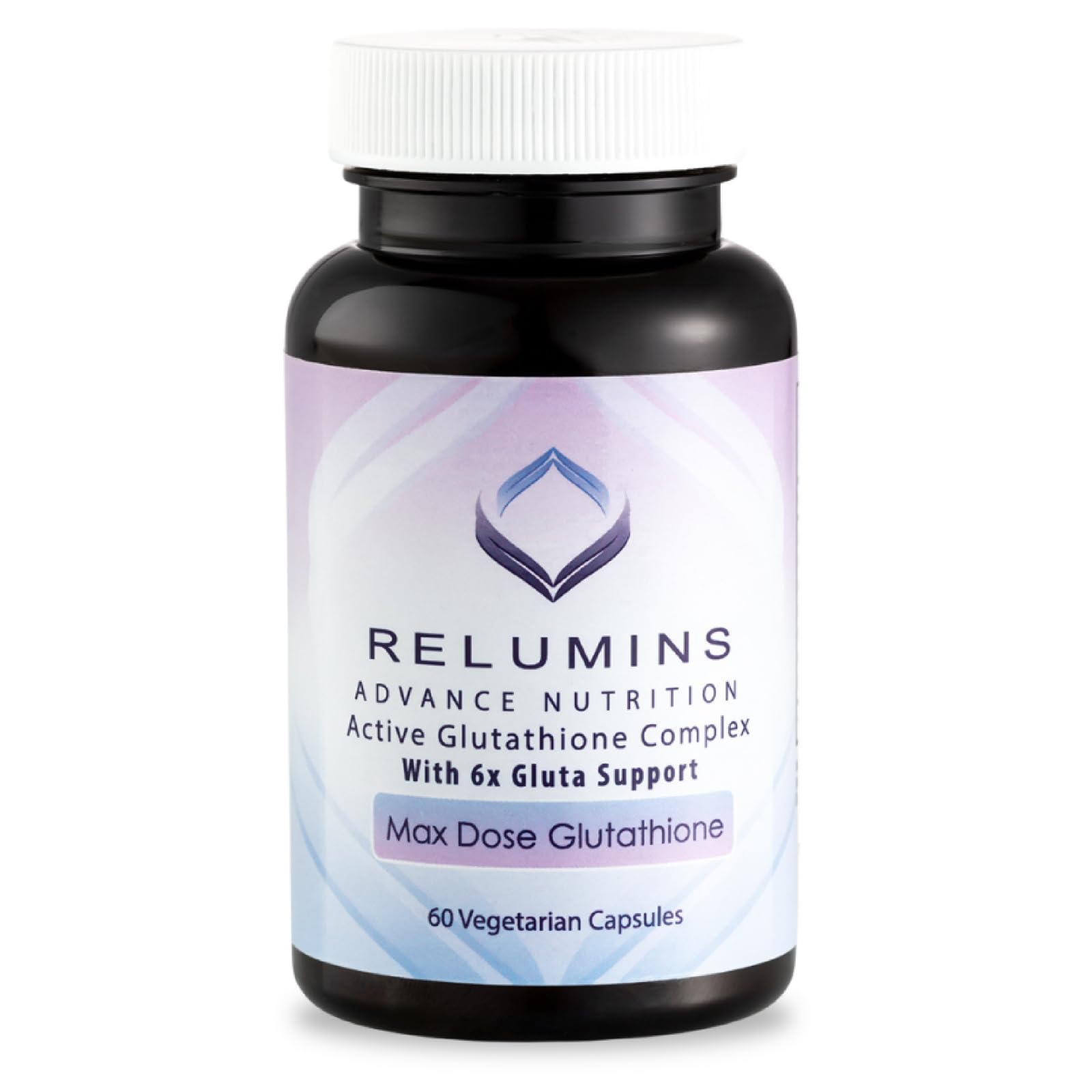 Relumins Advance White Glutathione bottle promoting radiant skin tone.