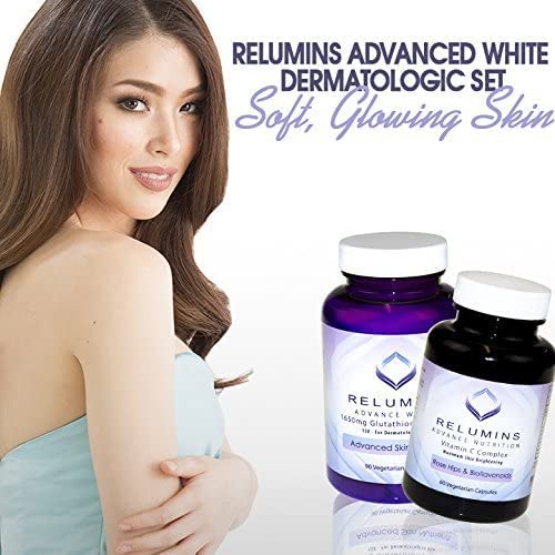 Relumins Vitamin C with Rose Hips bottle supporting antioxidant protection and immune health
