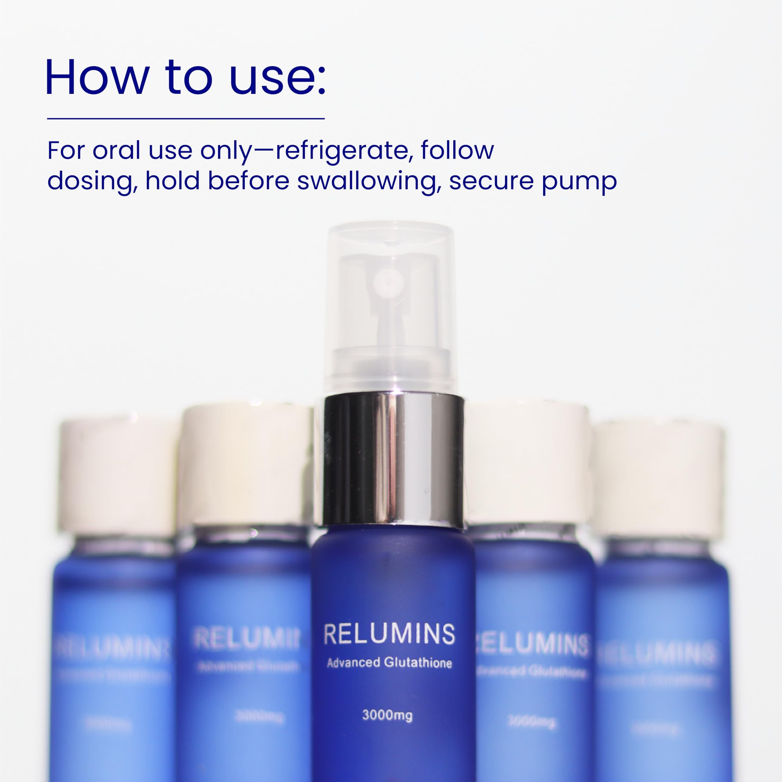 Relumins daily-use routine with spray application