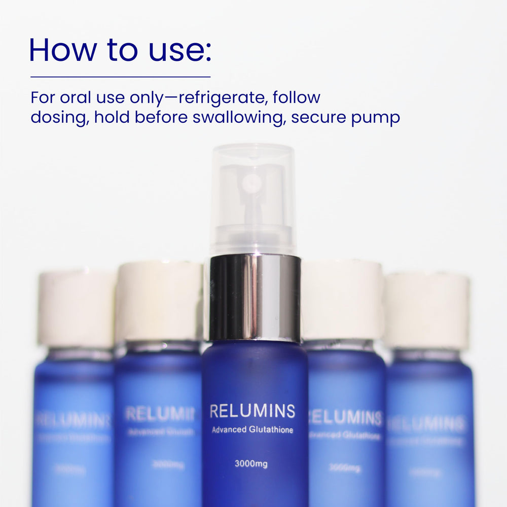 Relumins daily-use routine with spray application