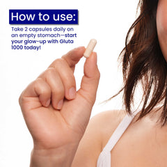 Relumins L-Glutathione daily-use scene promoting vitality and glow.
