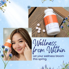 Relumins Gluta 500 tablets closeup emphasizes fruit punch flavor.