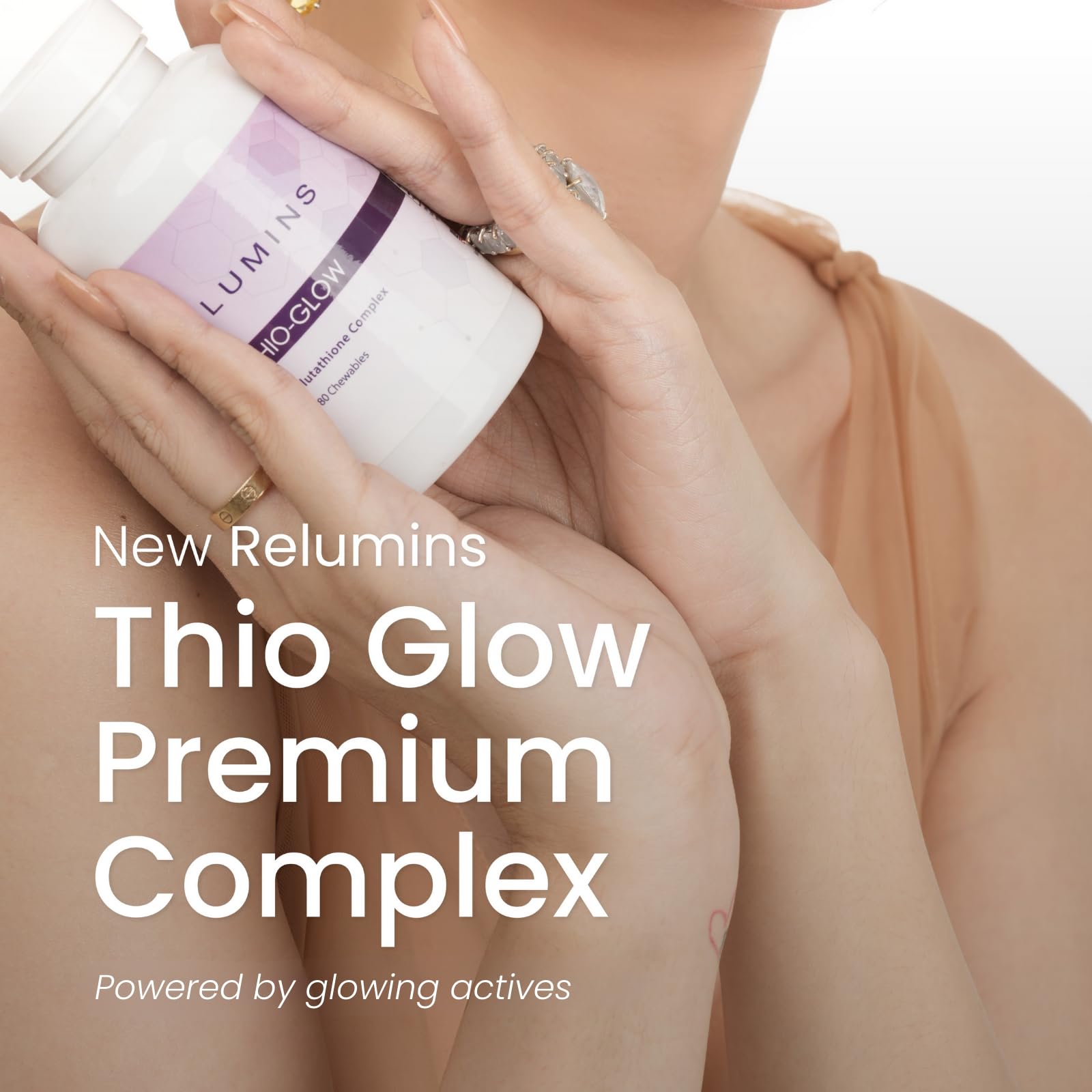 Relumins Thio-Glow sublingual action, dissolving quickly in the mouth.