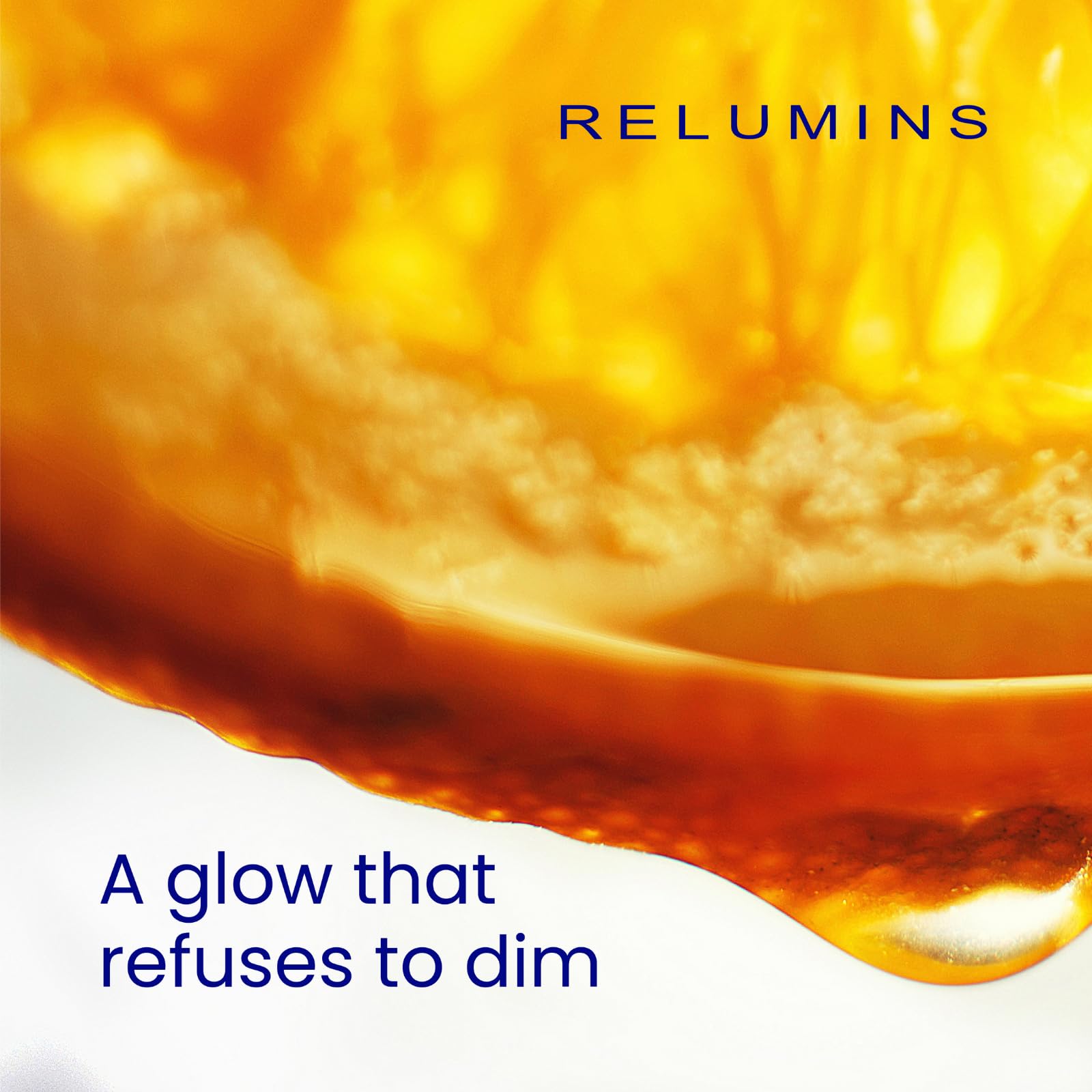 Relumins Thio-Glow chewable close-up showing berry texture and glossy finish.