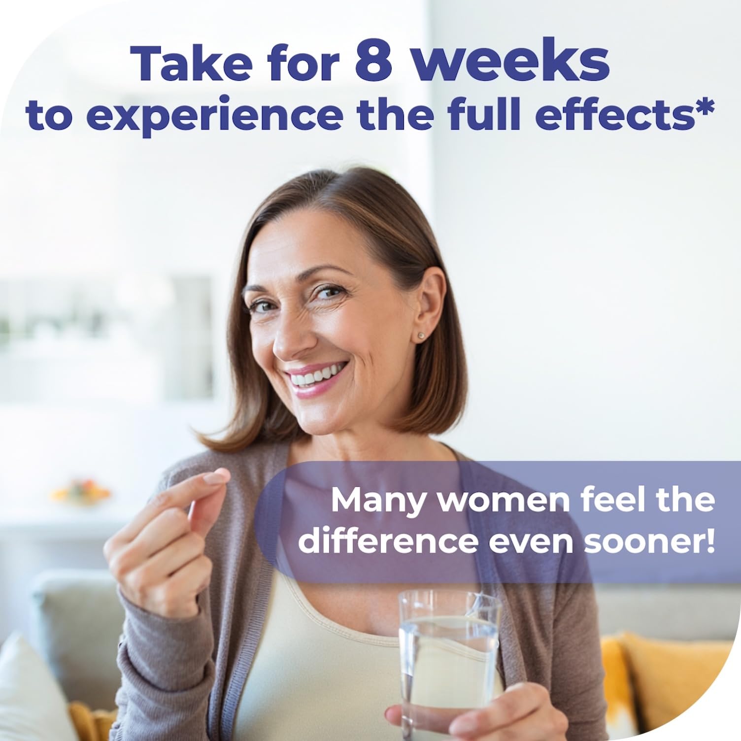 Remifemin Good Night tablets in a daily dose blister pack for convenience.