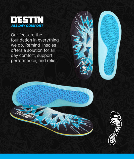 Remind Destin heel cushion 9mm absorbs impact during activities