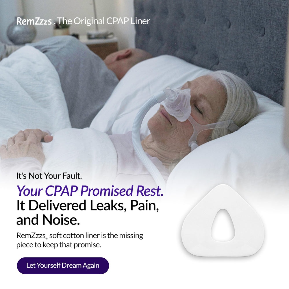 RemZzzs cotton-soft liner closeup shows breathable fabric and gentle moisture absorption.