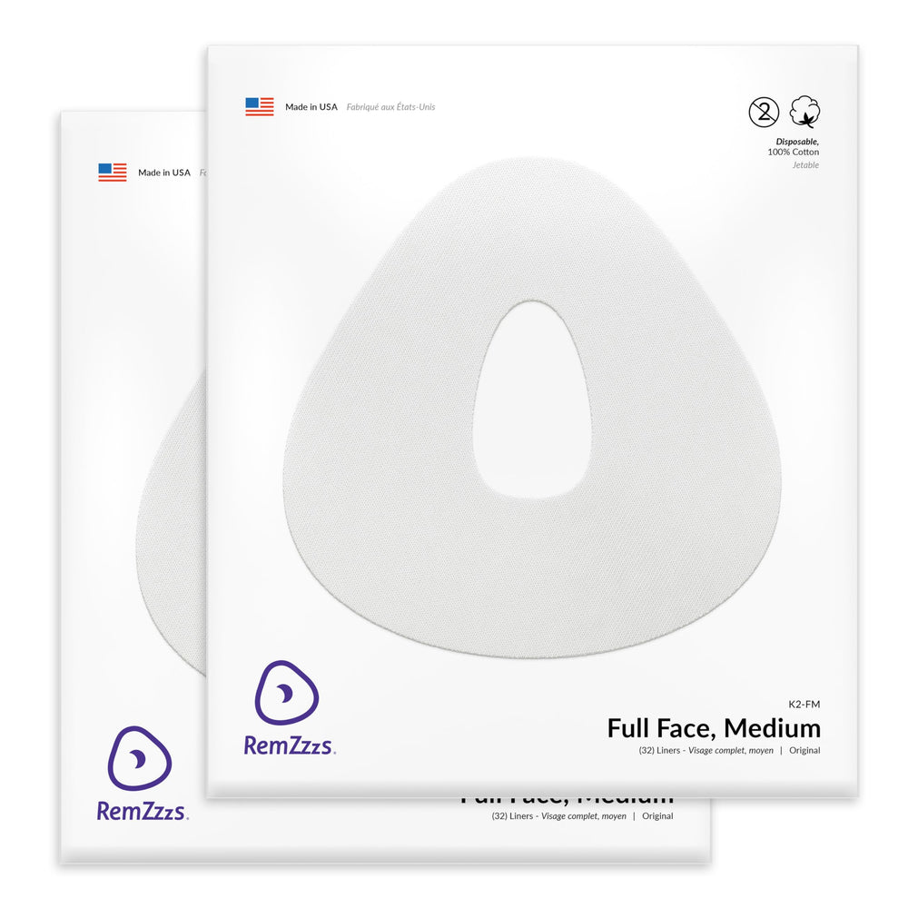 RemZzzs full-face CPAP liner pack for comfortable wear and reduced irritation