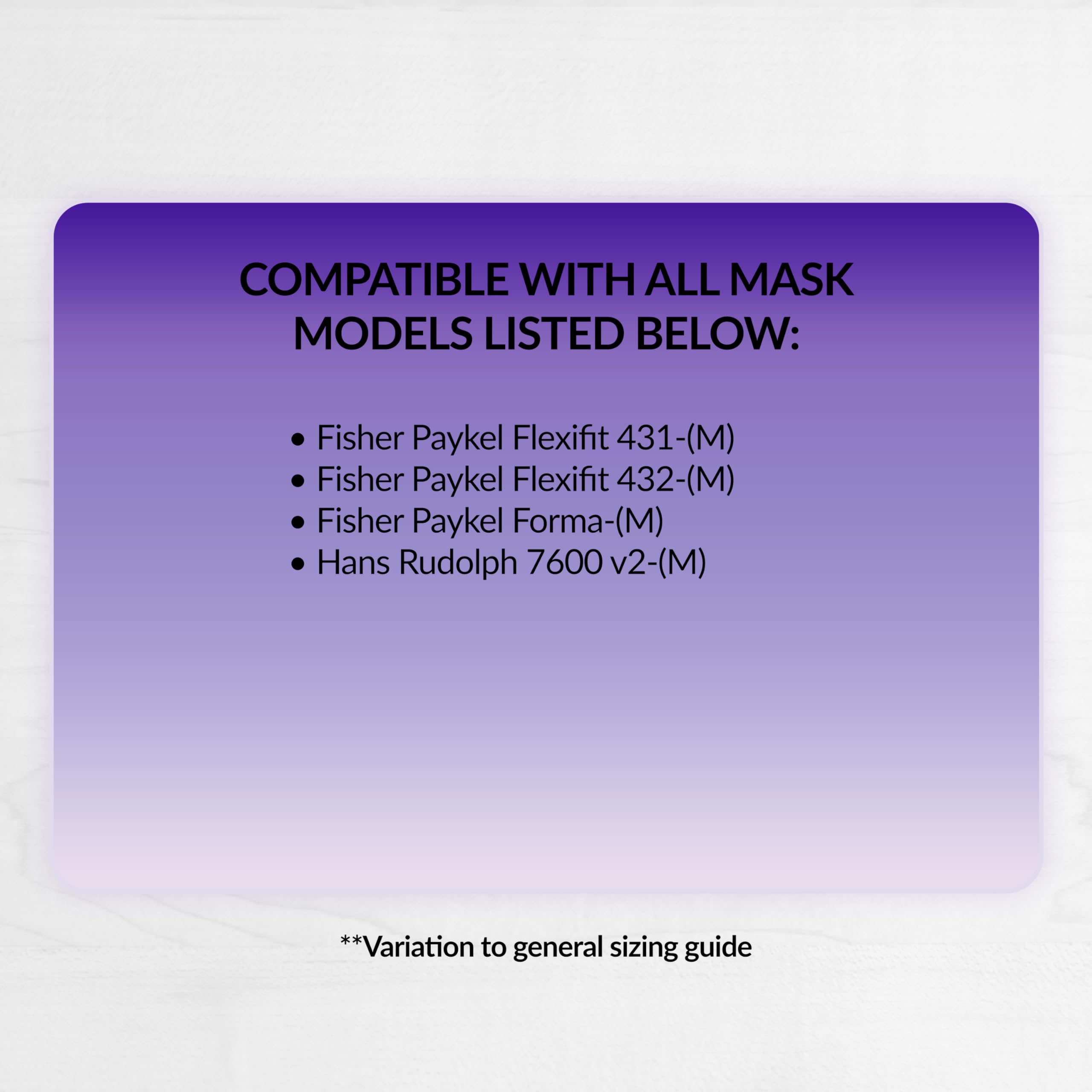 RemZzzs K5-FM liner disposable mask liners for full-face masks.