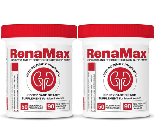 RENAMAX Kidney Restores bottle front view for kidney support