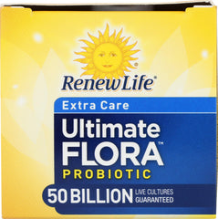 Renew Life allergen-free icons highlight gluten-free, dairy-free and soy-free formulation
